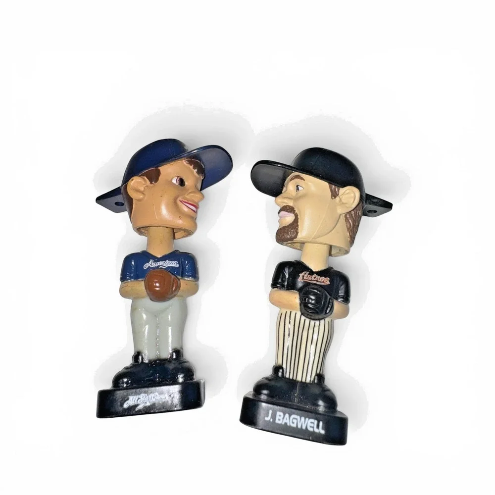 Post Cereal Jeff Bagwell Fotoball Mini Bobblehead Lot Astros AL all-Star MLB